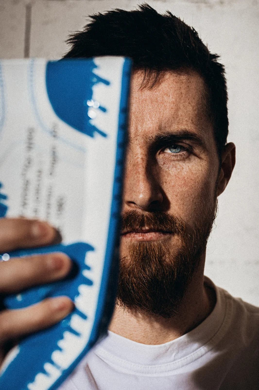 Portrait de Julian Cavaillé avec une de ses créations